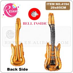 Balão De Folha De Guitarra De Instrumento Musical, Balão De Ar De Hélio, Brinquedos Infláveis Para Crianças, Fontes De Festa De Aniversário Clássicas - Image 2