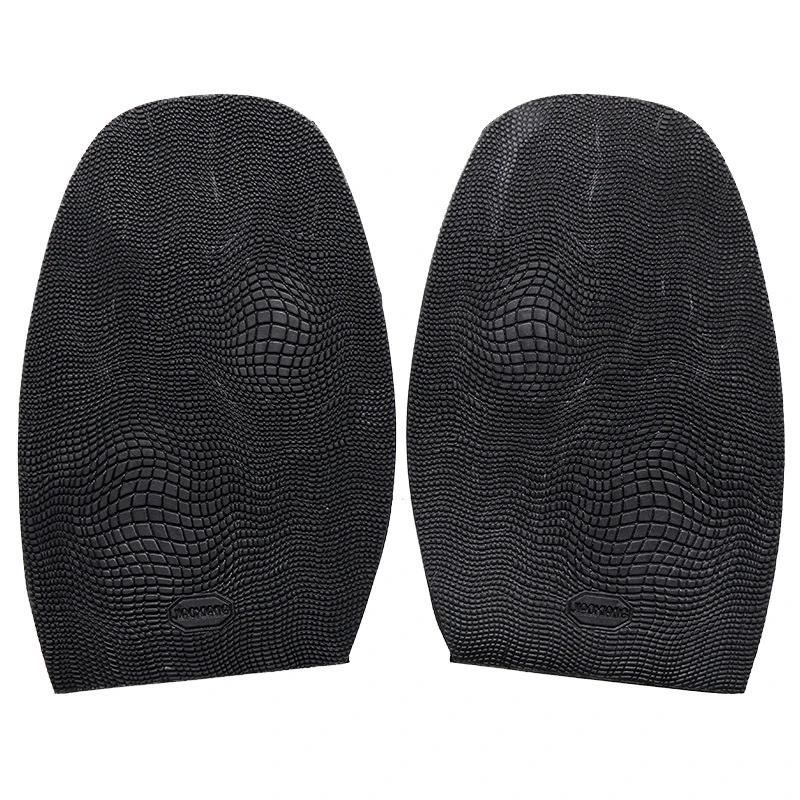 Solas de borracha para reparo de sapatos para homens, sola de couro, antiderrapante, aderência do solo, meias solas, substituição DIY, almofadas do salto antepé - Image 1