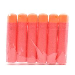 6 peças mega para nerf, dardos de rifle sniper vermelho mega de 9.5cm, refil de espuma, grandes dardos, balas de cabeça para a série mega n-strike - Image 2