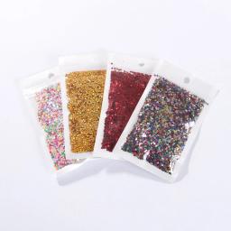 10 g/pacote Luz 3mm 4 milímetros Formato de Estrela Prego de Ouro Lantejoula Paillettes Lantejoulas para Unhas Beleza, senhora manicure, decoração de casamento confetti - Image 4