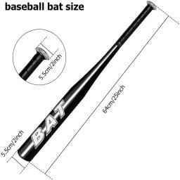 Liga de alumínio engrossado bastão de beisebol, softball bastões, esportes ao ar livre, casa, autodefesa pessoal, luta defesa, 50-86cm, novo - Image 5