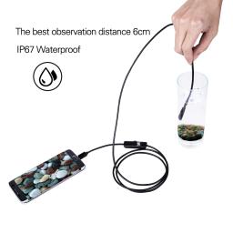 5.5mm 2m android endoscópio câmera ip67 suporte à prova dip67 água otg & uvc smartphone hd cobra mini usb endoscópio - Image 3