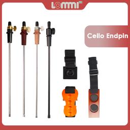 LOMMI-Âncora Endpin Ajustável para Violoncelo, Antiderrapante com Rolha de O-ring, Almofada Grossa, Esponja Anti-Scratch, 4/4 Cordas De Violoncelo - Image 1