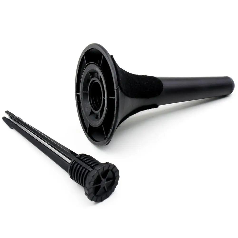 Suporte portátil do tripé do suporte da trombeta instrumento musical resto titular com destacável & perna dobrável do metal - Image 1