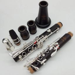 PRESTIGE-Ebony clarinetes de madeira, profissional B clarinete, prata chapeamento chave, instrumentos musicais caso, bocal palhetas, R13 - Image 3