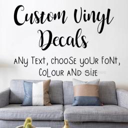 Adesivo de vinil para parede infantil, decalque personalizado com nomes, para quarto do bebê, acessórios de decoração para sala de estar l02 - Image 1