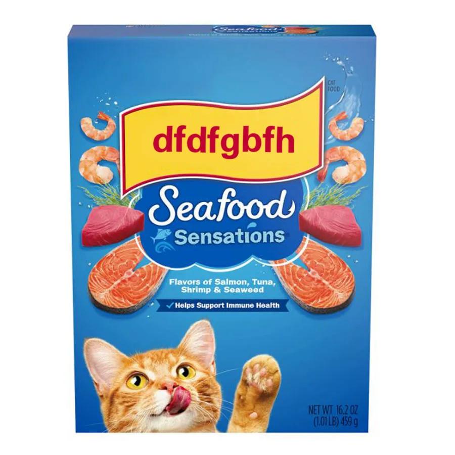 Dfdfgbfh comida de gato frutos do mar comida de gato 16.2 onças de engorda nutritiva comida molhada - Image 1