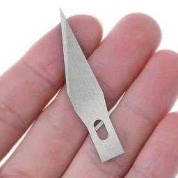 Escultura de precisão ferramenta de artesanato hobby kit utilitário ferramenta de escultura conjunto não-deslizamento de metal bisturi faca ferramentas kit cortador de gravura - Image 4