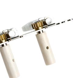 Peças para ajuste de guitarra, afinador branco, acessórios de peça para guitarra clássica - Image 5
