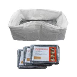 10 pçs reutilizável gato fezes filtro mãos livres pet gato excrementos forros gato elástico saco de areia filtro pet higiênico caixa de areia forros - Image 3