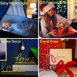 3D Ilusão Night Light com Sensor de Toque, Bola De Futebol, Luz Noturna Remota para Crianças, Decoração Do Quarto, Lâmpada De Mesa De Futebol, Presente - Image 6