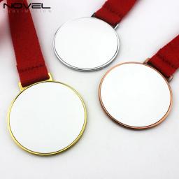 Medalha de ouro de metal em branco de sublimação de impressão personalizada - Image 5