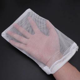 5Pcs Sacos de Filtro Do Tanque de Peixes de Aquário Mídia Filtro de Rede de Malha Sacos com Zíper para Peletizada Carvão Ativo Bio Bolas Anéis de Cerâmica - Image 5