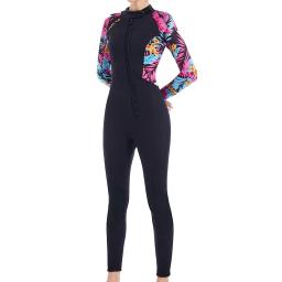 Neoprene impressão wetsuit natação kitesurf 3mm feminino surf equipamento de mergulho subaquático manter quente no inverno caça submarina terno - Image 6