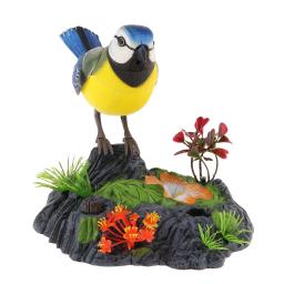 Brinquedo de pássaro que canta, sons e movimentos realistas, ativado por som, com - Image 5