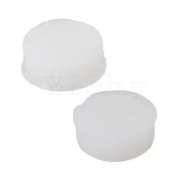 Yibuy flauta banhada a níquel de 2 cm de diâmetro, conjunto com 10 tomadas brancas - Image 2