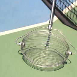 Coletor de bolas de tênis de comprimento ajustável, cesta portátil para coleta de rolo, fácil seleção - Image 1
