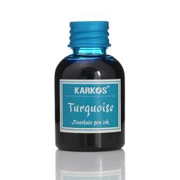 Caneta tinteiro colorida 30ml 1 peça, recarga de tinta líquida pura para refil, papelaria, escola, 10 cores, qualidade, caneta não danifica - Image 4