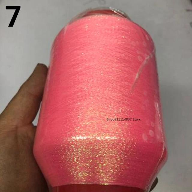 Fio de Tecelagem Metálica Dourado e Prateado para DIY: Crie Cachecóis e Suéteres Brilhantes com 450g de Estilo