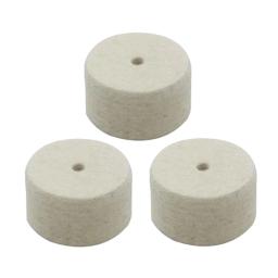 3 peças tambor pedal batedor martelo feltro almofada instrumento de percussão acessório 49x30x6mm - Image 2
