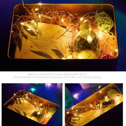 Inteligente FlashingRestaurant luzes rápidas e lentas com bateria de 3 botões, luzes LED string, decoração para o Natal, festa de casamento, 5pcs - Image 4