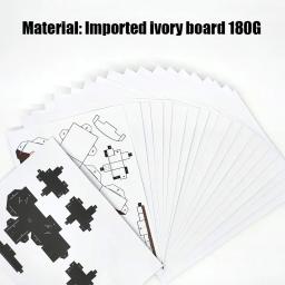 Handmade 3D Papel Modelo Papercraft, Leonardo da Vinci Aeronaves planador, DIY Arte, Origami Artesanato Brinquedos, Adolescentes e Adultos, ZX-078 - Image 5