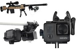 Gopro hero 7 6 5 sportmans rifle de caça paintball suporte de trilho - Image 1