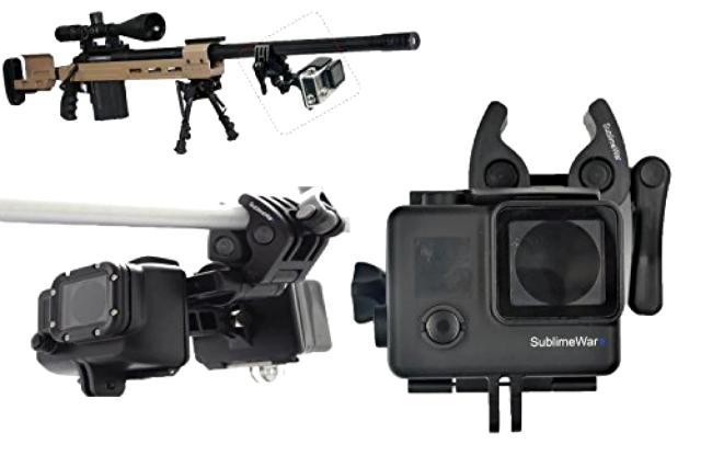 Suporte de Trilho para GoPro Hero 7, 6 e 5: Ideal para Caça e Paintball