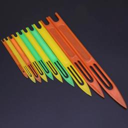 Rede reparadora de agulhas de pesca, linha de plástico para conserto de agulhas, suprimentos de pesca de tecelagem, acessórios de pesca com 10 peças - Image 5