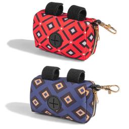 Dispensador de resíduos de cachorro, portátil, sacola de suporte de resíduos de animais de estimação, acessórios de passeio ao ar livre, suprimentos para animais de estimação, verde, roxo, vermelho e azul - Image 1