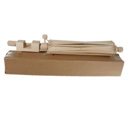 Enrolador De Fio De Madeira Swift Enrolador De Lã De Cordas Suporte Guarda-chuva, Artesanato De Fios De Agulha De Tricô, Ferramentas De Enrolador De Novela, 1 Pc - Image 3