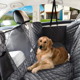 Impermeável Car Seat Cover para Trunk, Dog Hammock, Dog Car Blanket, Mats Case, traseira traseira, protetor, 2 em 1 - Image 1