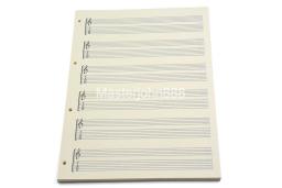 Arquivo Binder para estudantes, suporte de pasta para música pessoal, piano, nota pessoal, folha de violino, guitarra, baixo, cavaquinho, A4 - Image 3