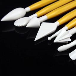 Conjunto de escultura em argila de plástico, 8 tamanhos, ferramentas de argila de modelagem de polímero, conjunto de ferramentas para moldar argila, brinquedos de massa - Image 4