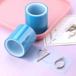 Conjunto de molde epóxi em prata/ouro, forma geométrica de metal, fita sem rastros para fazer joias, acessórios para artesanato - Image 5