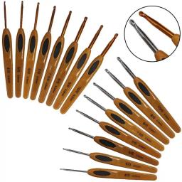 Agulha De Tricô Com Alça De Plástico Ganchos De Tricô Gancho De Crochê Fio De Tricô, Ferramentas Artesanais, Tamanho 2.5mm-6mm, 8PCs - Image 2