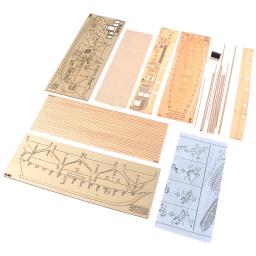 Kits De Construção De Veleiro De Madeira, Modelo Montado DIY, Brinquedo De Vela, Modelo De Navio, 1:100 - Image 2
