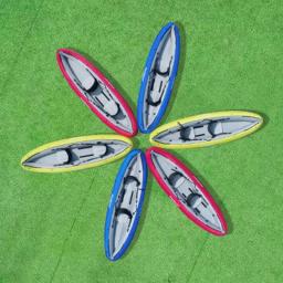 Caiaque solar inflável portátil para esportes aquáticos, canoa, barco de pesca dobrável, competição de esportes radicais, 330 cm, 2 pessoas - Image 4