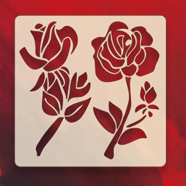 Molde Floral Oco para DIY: Decore Casa, Álbum e Parede com Estêncil, Pintura e Detalhes em Bolo