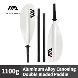 Aqua marina novo KP-1 liga de alumínio canoagem paddle 4-seção dupla bladed 230cm remo remos kayak inflação barco deriva peças - Image 1
