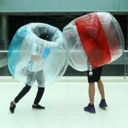 Bolas Zorb Balls para adultos e crianças, bolas para corpo, jogos esportivos, bolas de fitness, pais e filhos, bolas de luta, 120cm - Image 2