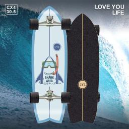 Prancha de Surf para Iniciante, Prancha Terra, Adulto Surfskate Board, Skate, Longboard, Surf Training, Fish Board, Esqui, Cx4 - Image 2