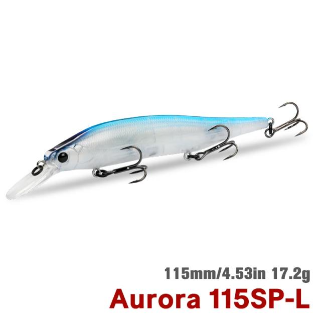 Tsurinoya Aurora 115SP Minnow Isca de Pesca 115mm 17.2g