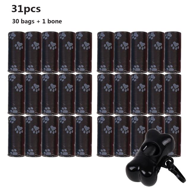 Sacos de Cocô para Cachorros com Dispenser - 30 Rolos Práticos e Fáceis de Usar