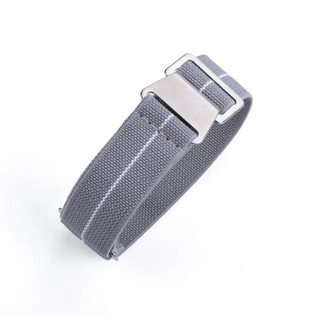 Pulseira de Náilon Exército Francês 20mm 22mm - Preta, Verde, Amarela, Azul, Cáqui, Laranja, Vermelha
