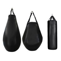 Saco de pancada sem preenchimento de couro pu, saco de treinamento de muay thai artes marciais karatê - Image 1