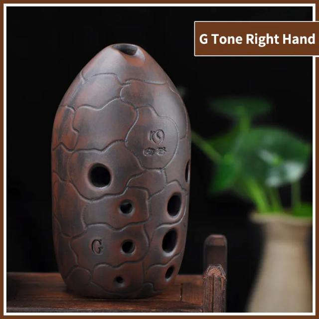 Ocarina de 10 Buracos Xun F F G - Flauta Antiga de Sopros com Som Encantador