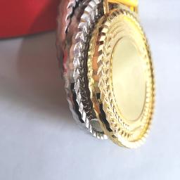 Medalha de Metal Voleibol, Medalha de Jogo, Lembranças com Fita Boa, Cor, Desporto Escolar, Impressão gratuita, 6,8 cm, Novo - Image 5