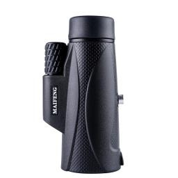 Maifeng mira telescópica 10x42, monocular com clipe para celular, vidro óptico portátil profissional para caça - Image 2
