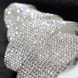 Auto adesivo de cristal strass diamante fita decoração adesivo strass para artes artesanato diy evento decoração do telefone carro - Image 3